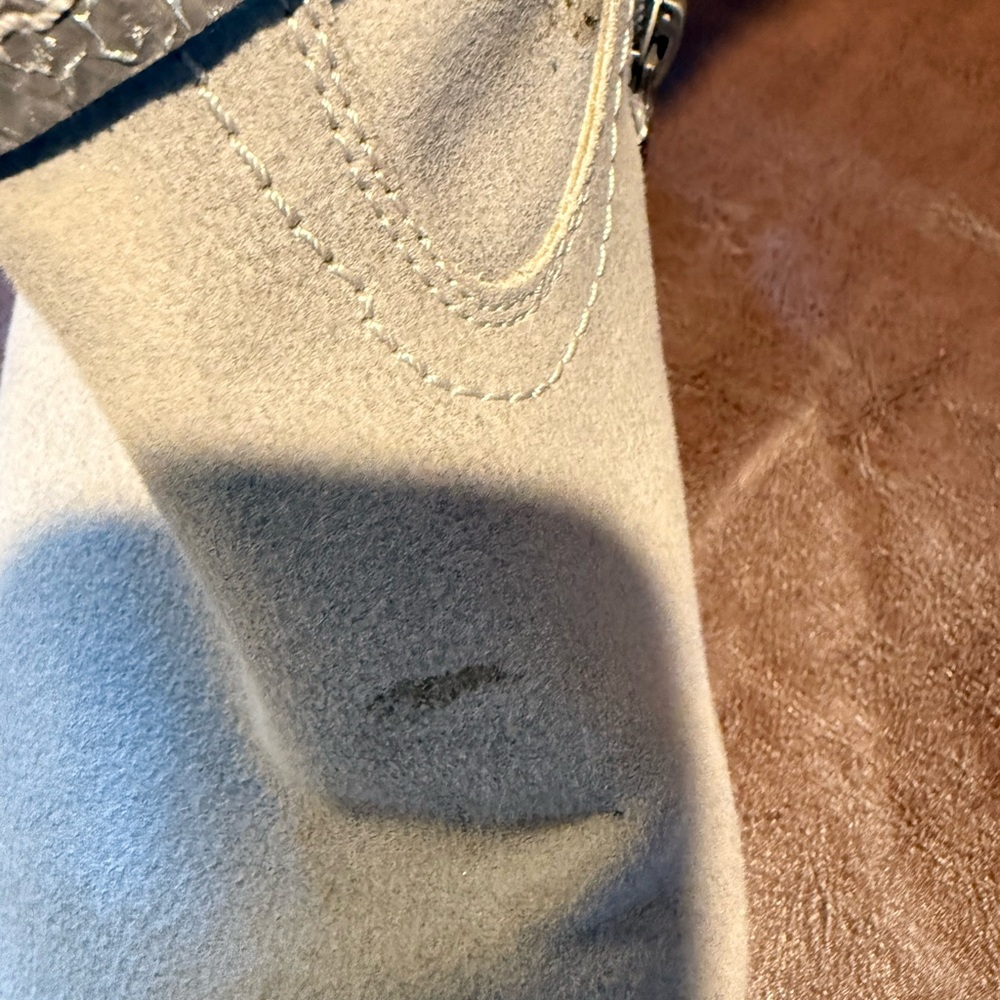 Spring Step Women's light gray Ankle Boots with Faux Fur Lining - Picture 4 of 6